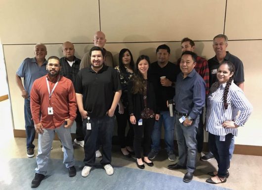 Photo of me and a group of coworkers at Advanced Bionics